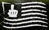 NUMBER TWO FLAG VINYL DECAL
