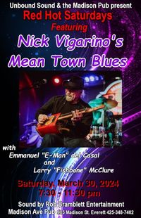 NICK VIGARINO’S MEANTOWN BLUES AT THE MADISON AVENUE PUB!