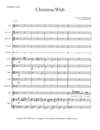 "Christmas Wish" Orchestral Score Sheet Music