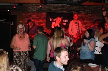 Brilliant crowd At Behind the Wall Falkirk 5th September
