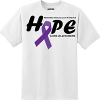 "HOPE"ALZHEIMER'S AWARENESS T-SHIRT