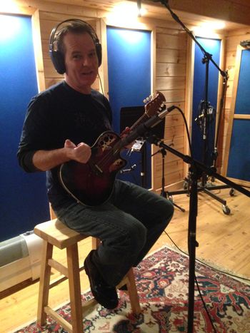 Todd Drye of "Rapid Fire" adding mandolin tracks
