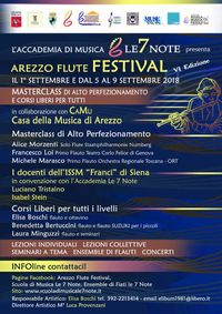 Masterclass at "Arezzo Flute Festival"