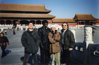 The Far East Side Band: L to R, Jason, Joe Daley, Yukio Tsuji, Sang Won Park
