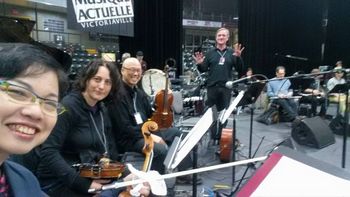 With Hans Tammen's Third Eye Orchestra, 2015 Festival Internationale Musique de Actuelle, Victoriaville, Canada
