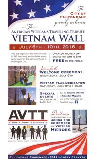 Reveille for Vietnam War Traveling Memorial