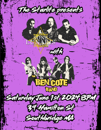 Sons Lunaris and The Ben Cote Band @ The Starlite