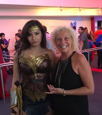 Wonder Woman opening party
