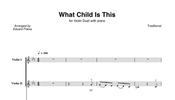 "What Child Is This?" Sheet Music (+ piano accompaniment)