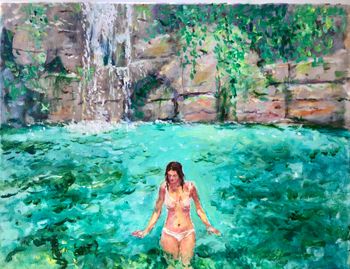 Brazilian Retreat “ 16 x 20” oil on canvas $500
