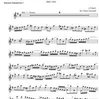 J.S. Bach Double Concerto BWV 1043