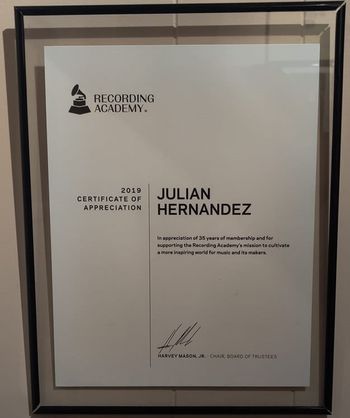Grammy Award Member Recognition
