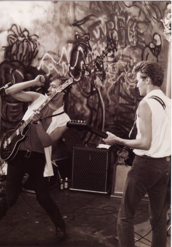 Vince & Git at the Co Co Club in LA 1984
