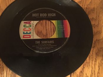 Hot Rod High - Produced by Gary Usher who also co-wrote "409" with Beach Boy Brian Wilson
