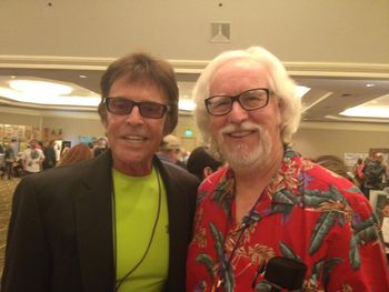 Mark Lindsey of Paul Revere & The Raiders and Bob at the Hollywood Show 2012

