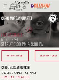 Carol Morgan Quartet w/Steve Nelson, Daniel LaCour Duke, & Andy Watson