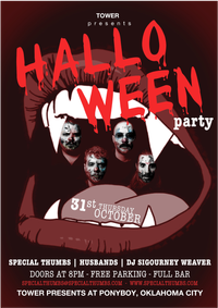 Halloween Party w/ Husbands & DJ Sigourney Weaver