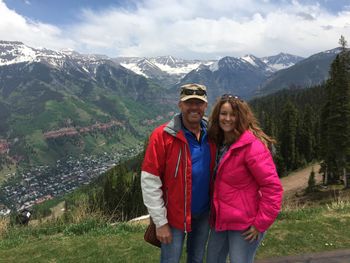 Brad & Tracy Bulla celebrated their 7th anniversary at their wedding spot in Telluride, Colorado.
