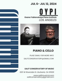 OYPI Oxana Yablonskaya Piano Institute Masterclasses & Competition