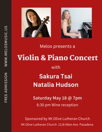 Violin and Piano Duo Concert