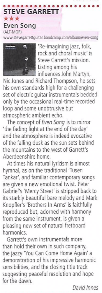 RNR Magazine -  Even Song review
