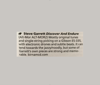 fRoots Magazine -Discover and Endure review
