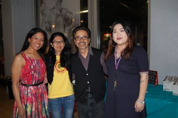 The hard working Manilatown Heritage Foundation staff: Caroline, Theresa Imperial, Carlos & Joy Ng
