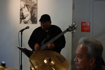 Raymond Bambao on Bass and Boyet Pigao on Drums
