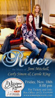 RIVER - The music of Carole King, Joni Mitchell & Carly Simon