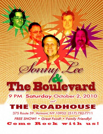 Sonny Lee and the Layovers concert poster
