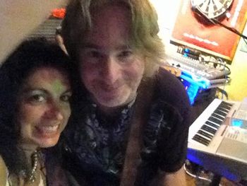 Keith and Michele post-gig selfie.. #sro
