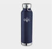 LIMITED EDITION: "Queen B" 22 oz. Thor Copper Vacuum Insulated Water Bottle - Navy Blue