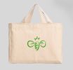 LIMITED EDITION: "Queen B" 100% Cotton Canvas Tote Bag - Natural