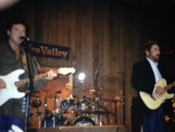 Playing with Earl Thomas Conley at Renfro Valley Kentucky.  2002
