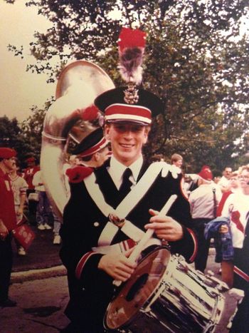 Freshman year at The Ohio State University as a member of TBDBITL  1989
