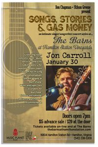  Jon Carroll Solo In Concert--Songs, Stories and Gas Money 