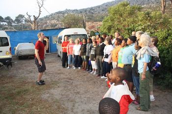Choir workshop in South Africa

