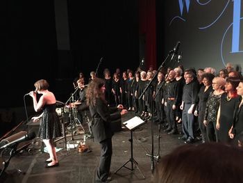 Sound check with Root's n Wings + Rhythm n Roots choirs in Vancouver, BC.
