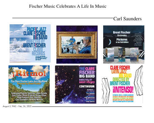 Carl Saunders is on every single Brent or Clare Fischer large ensemble album since the 90s.