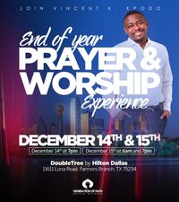  END OF YEAR PRAYER & WORSHIP EXPERIENCE