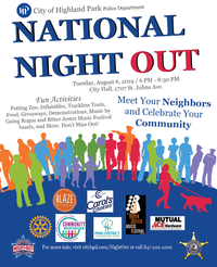 City of Highland Park's National Night Out Community Celebration
