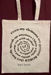 Cigarettes Lyric Tote - Recycled Cotton Canvas