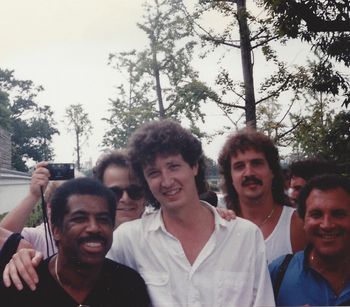 On tour with Ben E King and band in Japan
