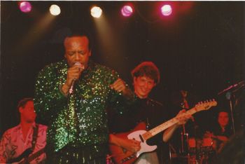 Performing in Europe with Bobby Womack
