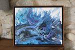 Oceans - 11x14 framed acrylic painting
