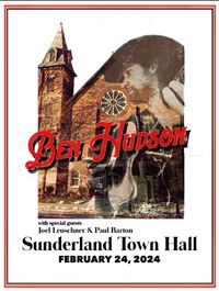 Ben Hudson at the Sunderland Town Hall