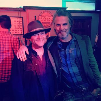 Adam Hood and Grady Hoss after playing a show together at Dawson St Pub in Manayunk 11/8/18
