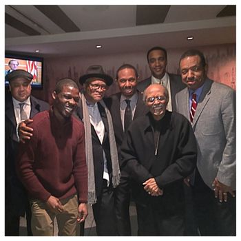 Hanging out with Javon Jackson, Bobby Watson, and Donald Harrison after the show
