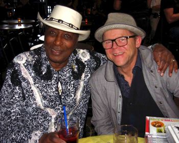with Chicago blues legend Eddy Clearwater
