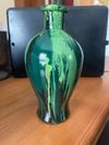Green and Black Vase